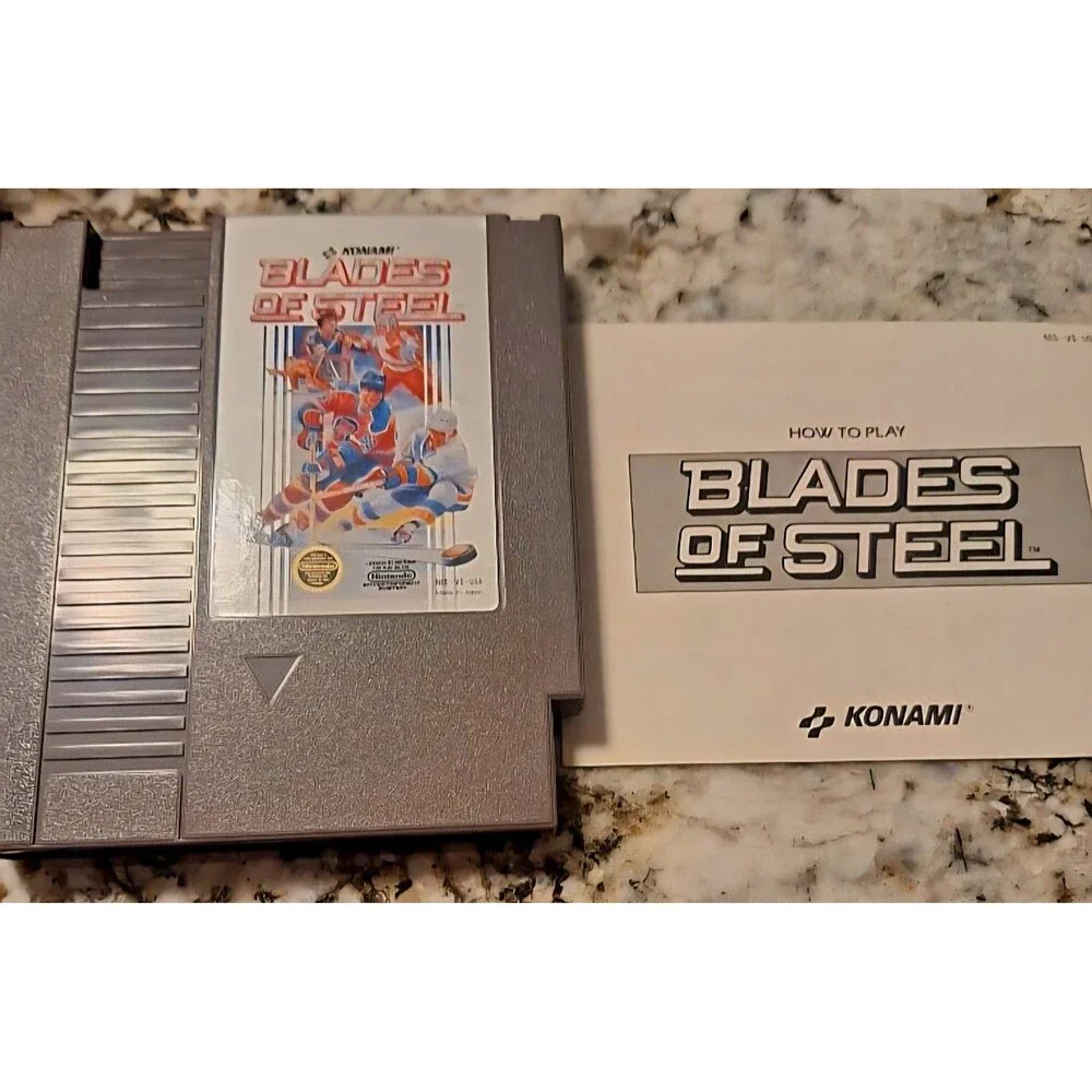Blades of Steel (Nintendo Entertainment System, 1988) MANUAL INCLUDED,FAST SHIP